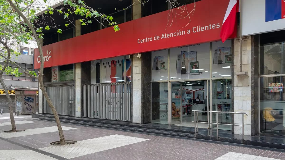 Centro de atención a clientes de Claro en Santiago