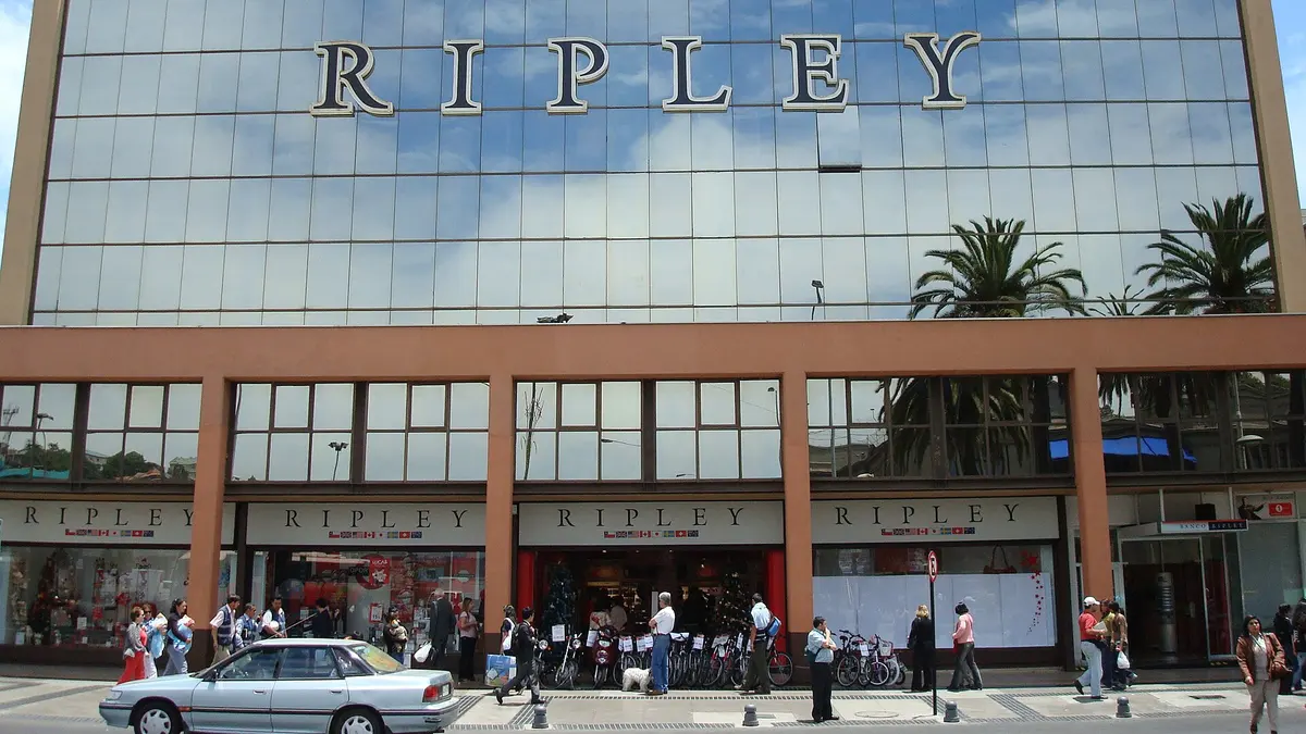 Fachada de la tienda Ripley de Viña del Mar