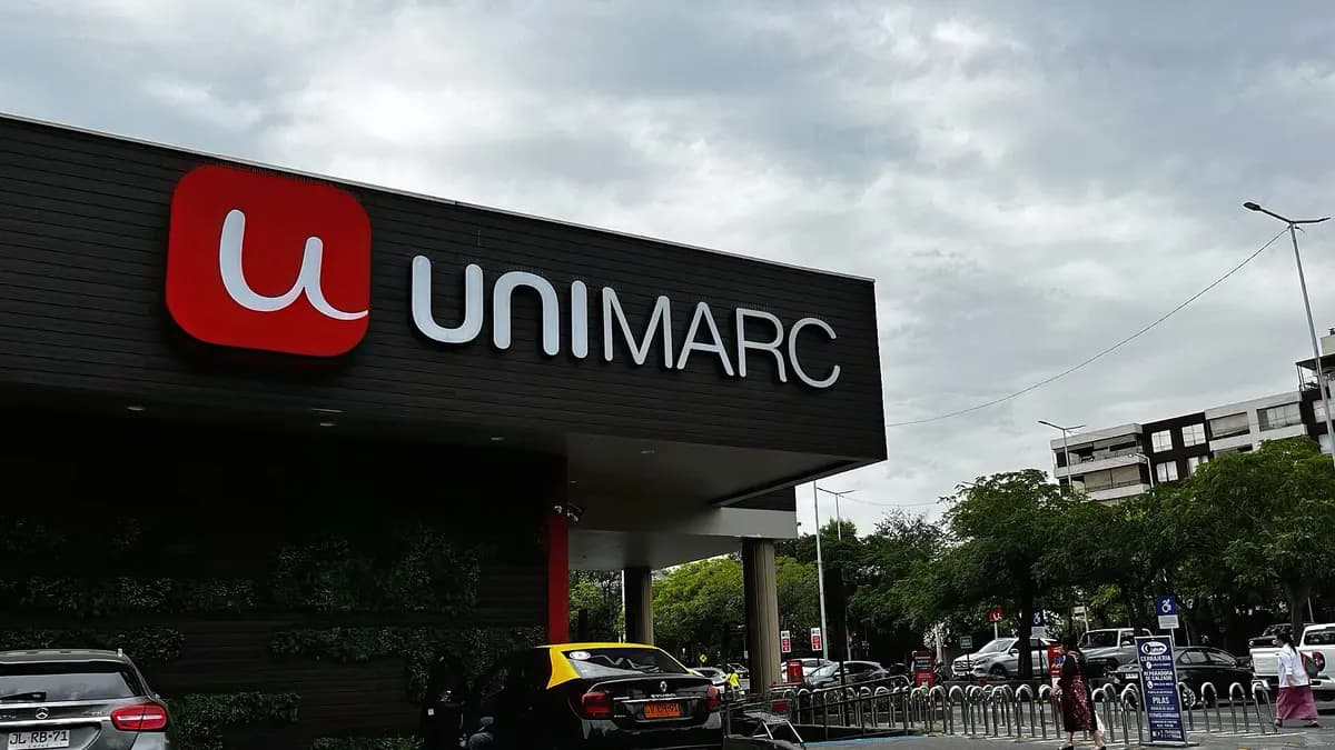 Fachada de un supermercado Unimarc en Chile